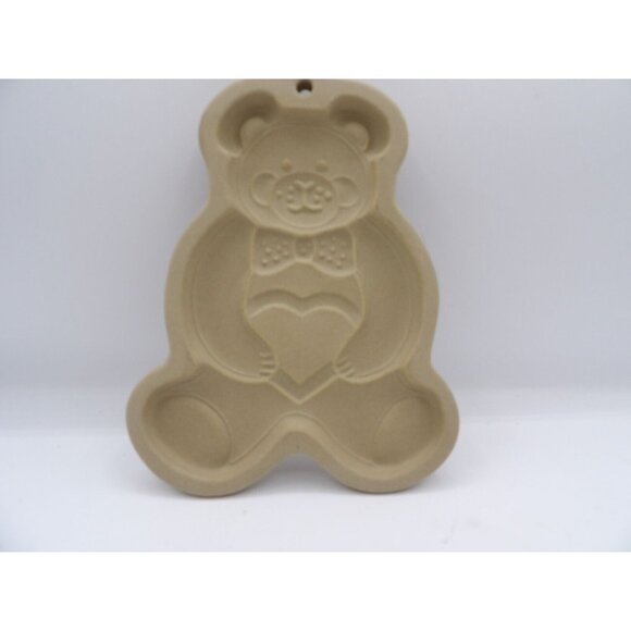 Pampered Chef Cookie Mold "Teddy Bear" ©1991 USA Stoneware - Picture 1 of 2